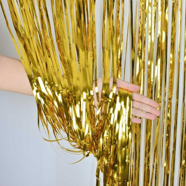 Curtain Foil Strips Golden