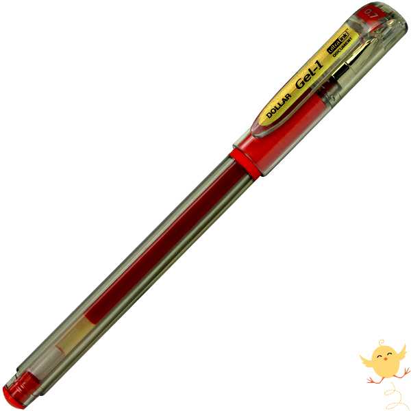 DOLLAR  GEL-1 Pen 0.7 (Red) [GL-1]