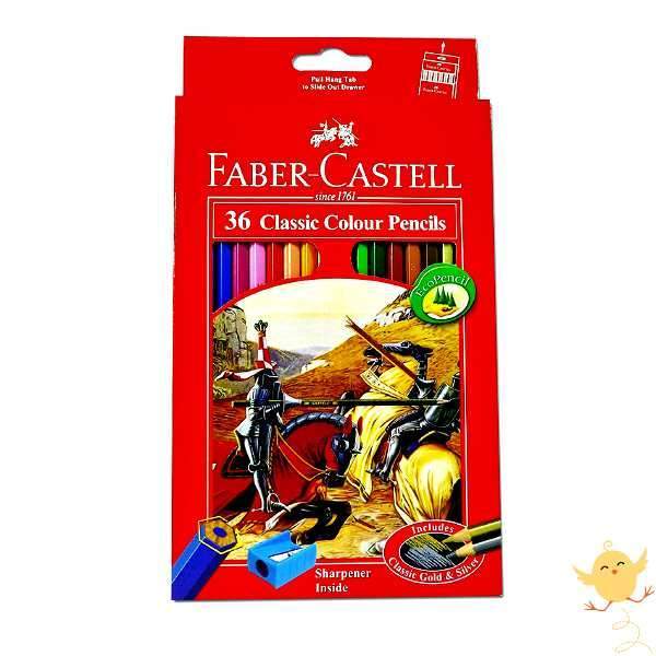 FABER CASTELL 36 Color Pencils - Basics.Pk