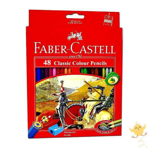 FABER CASTELL 48 Color Pencils - Basics.Pk