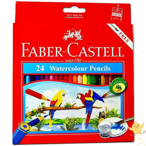 FABER CASTELL 24 WATER Color Pencils - Basics.Pk