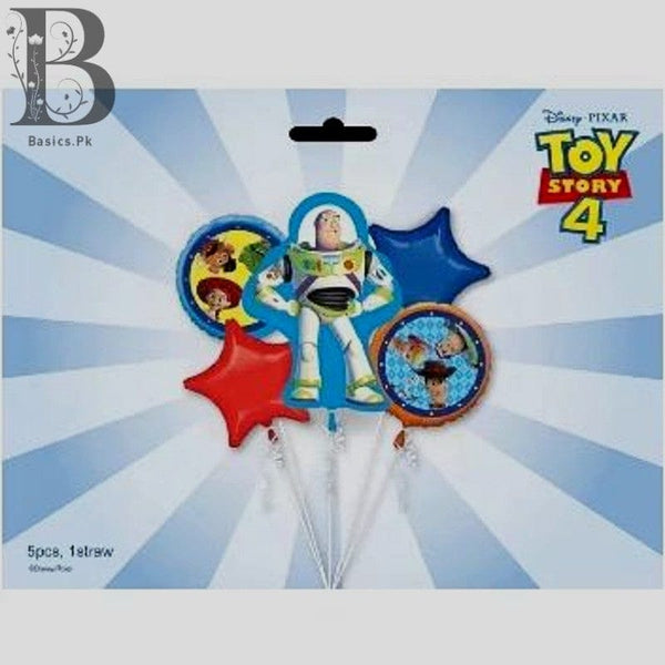 Balloons Foil Toy-Story Theme Pack of 5