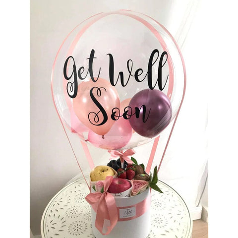 Balloon Baskets (3B) Get well Soon +Custom Writing