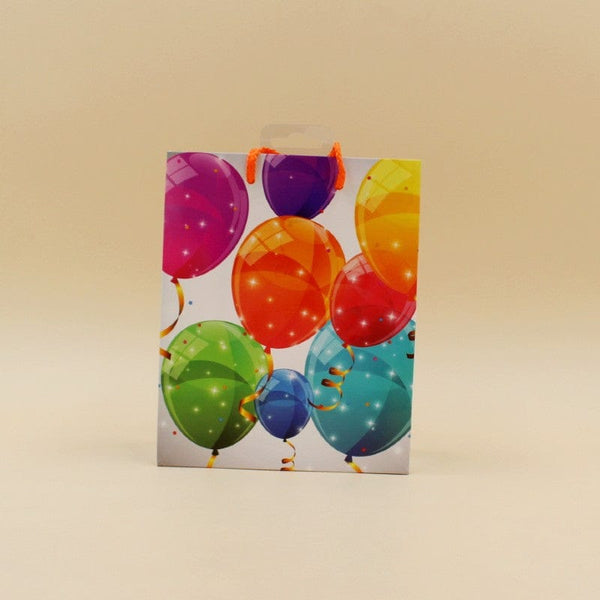 Hand Bag  Balloons Multi Colours 6x8 inch (Gift-Bag)