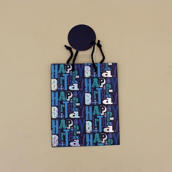 Hand Bag HBD Blue+Purple 6x8 inch (Gift-Bag) - Basics.Pk