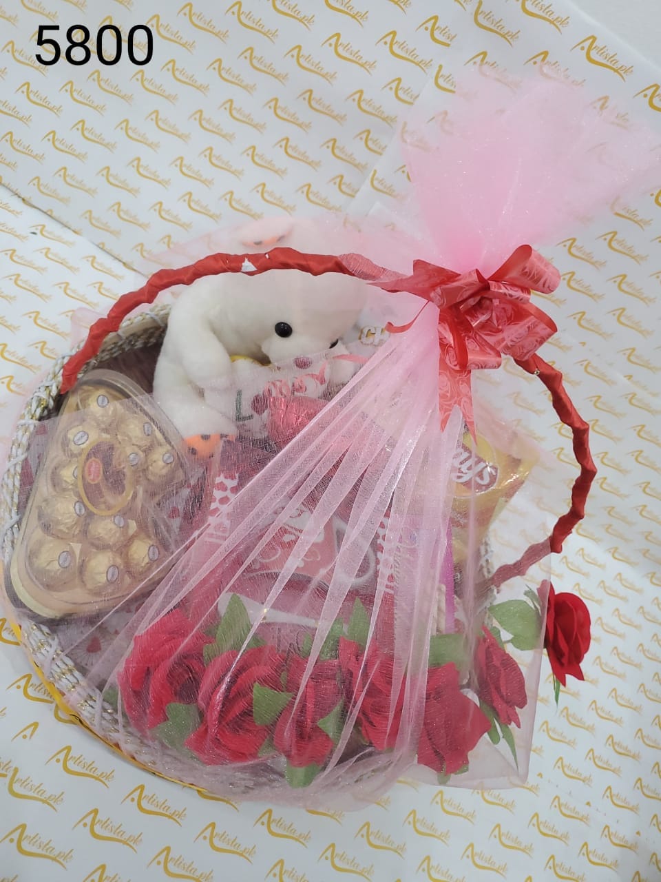 Gift Basket Teddy Bear ( 5800 )