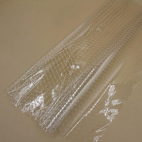 Wrapping Sheet Transparent With White Stars (Gift Sheet) - Basics.Pk