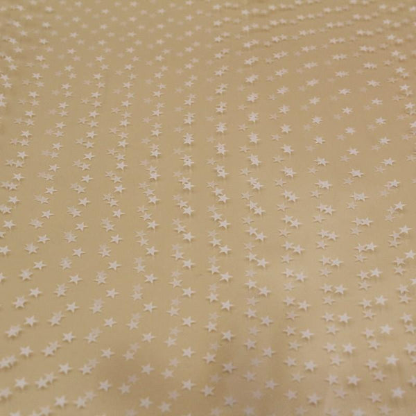 Wrapping Sheet Transparent With White Stars (Gift Sheet) - Basics.Pk