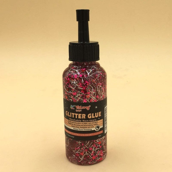 Yalong LARGE BOTTLE Washable Glitter Glue Confetti 120ml (YL192179-120)
