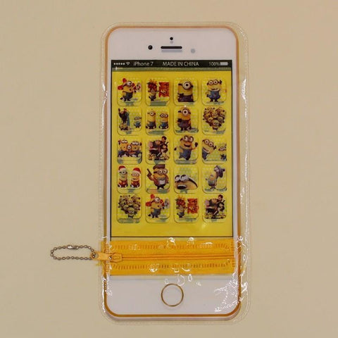 Goody Bags Pouch zipper iPhone ( Minions ) - Basics.Pk