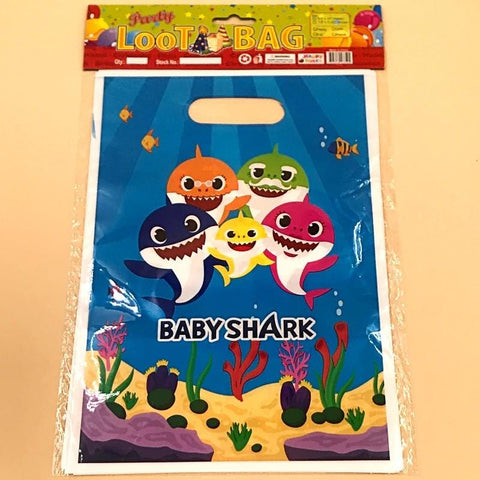Goody Bags 10 Small Baby Shark Theme - Basics.Pk