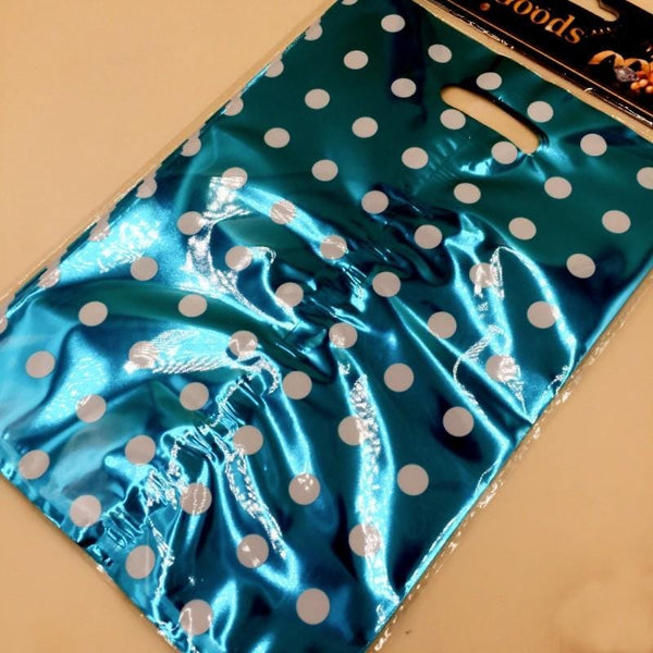 Goody Bag Foil Dots (Blue-White) - Basics.Pk