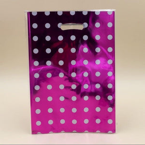 Goody Bag Foil Dots (Pink-White) - Basics.Pk