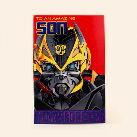 Greeting Cards To An Amazing Son Transformers