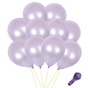 Balloons Plain Party Balloons Light Purple (Single) - Basics.Pk