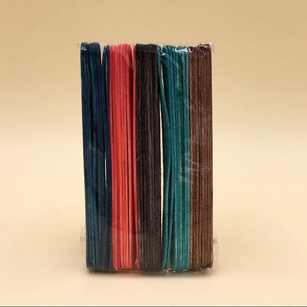 Ice Cream Popsicle sticks Colored (6 inches 50 pack-colors may change ) Small - Basics.Pk