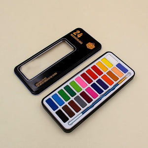 Keep Smiling 24 Watercolors with Brush - Basics.Pk