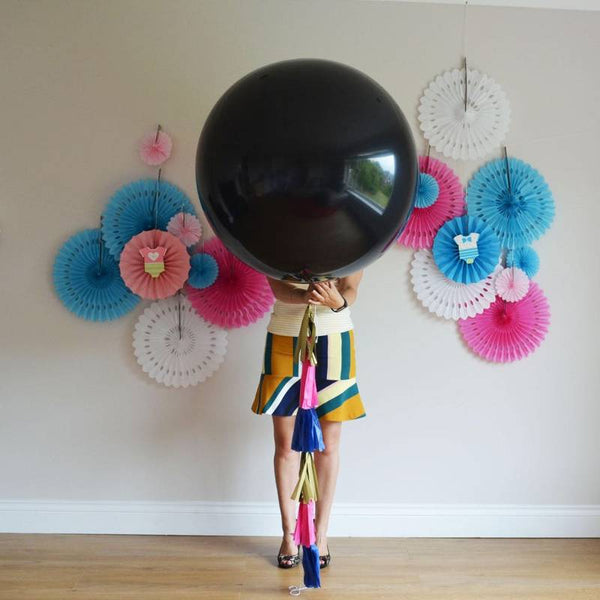 Balloon Latex Extra Large Single 24 inches Black