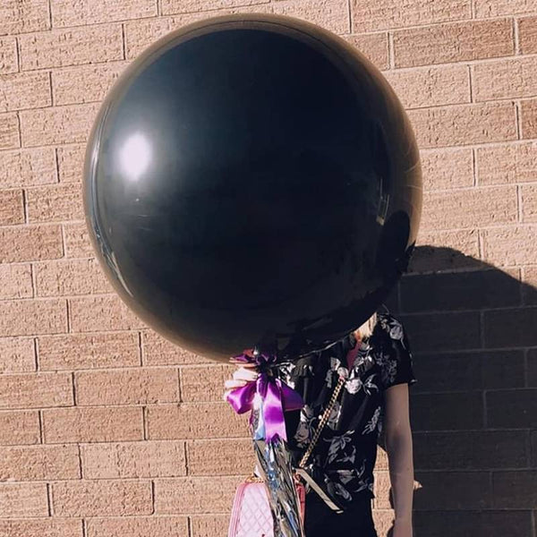 Balloon Latex Extra Large Single 24 inches Black