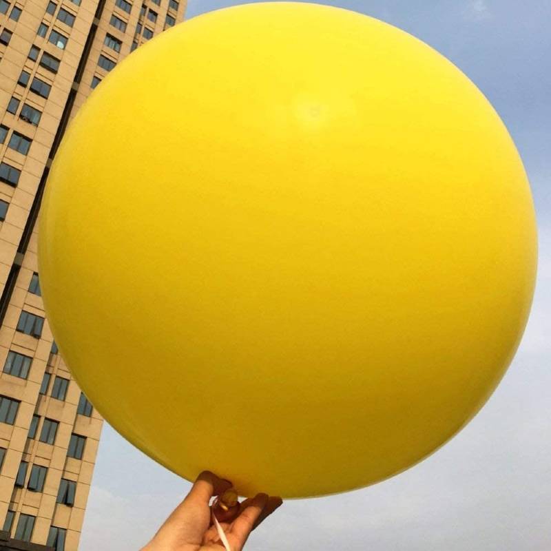Balloon Latex Extra Large Single 50 inches Yellow
