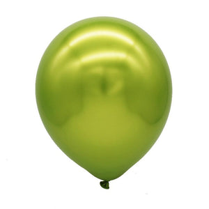 Balloons Metallic Leaf Green