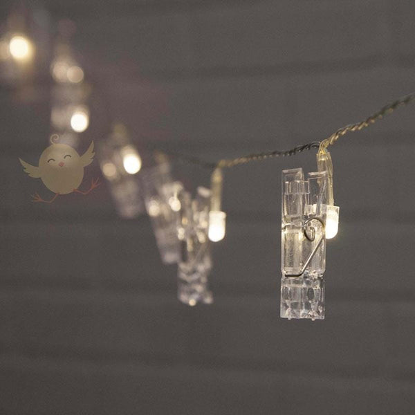 Lights - Decorative 20 Led Light Clips Battery Operated - Basics.Pk