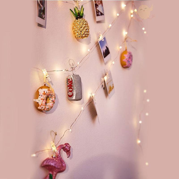 Lights - Decorative 20 Led Light Clips Battery Operated - Basics.Pk