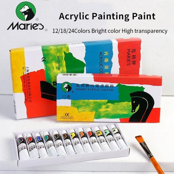 MARIES 24 Acrylic Paints 824 [12ml] - Basics.Pk