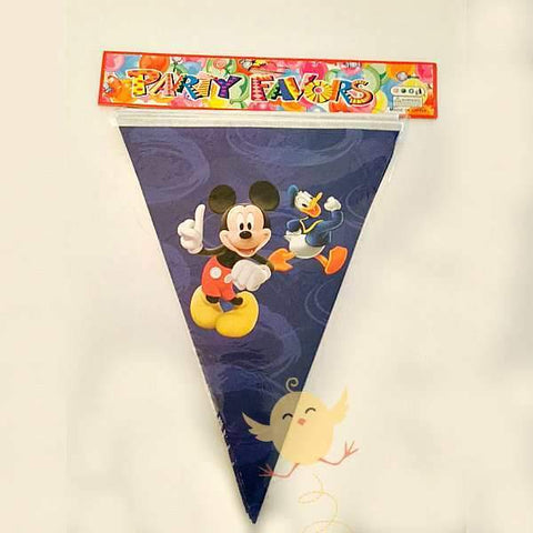 Flags Mickey Mouse for Party Decoration - Basics.Pk