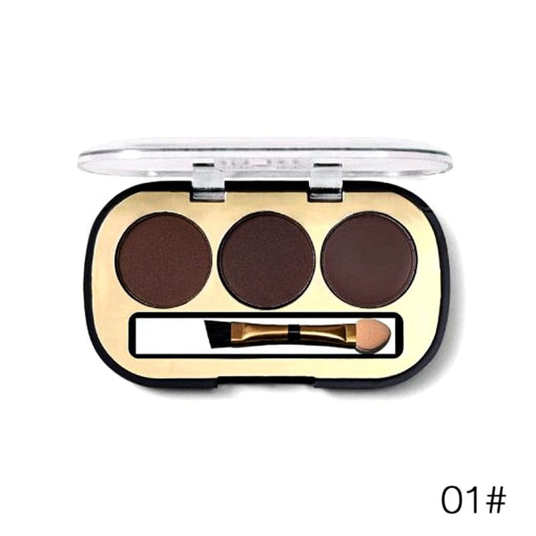 Miss Rose 3 Colors Eyebrow Powder