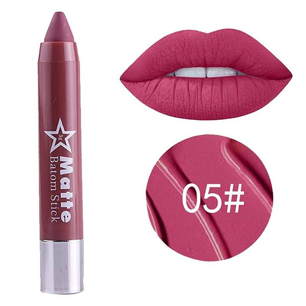Miss Rose Matte Chubby Lips Crayon Lipstick