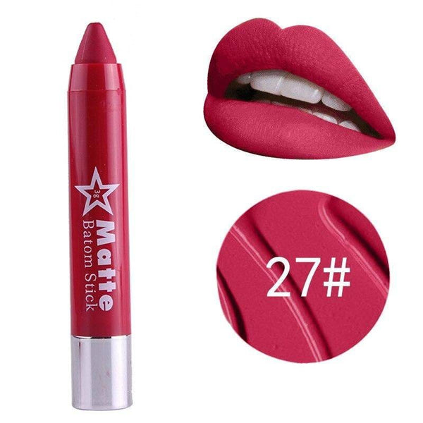Miss Rose Matte Chubby Lips Crayon Lipstick