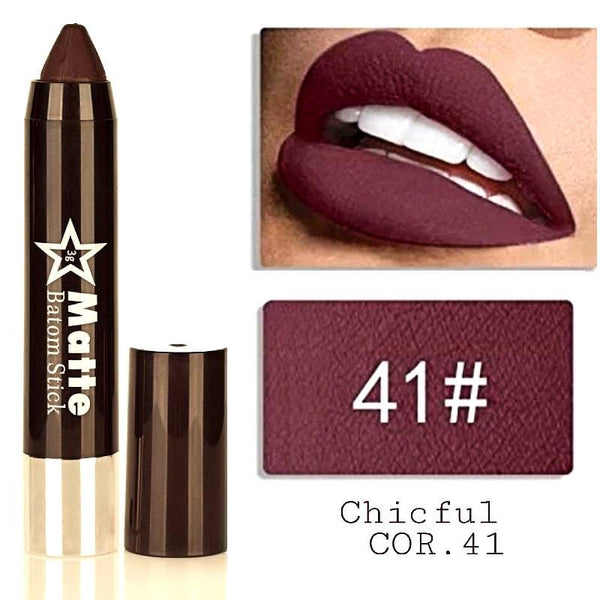 Miss Rose Matte Chubby Lips Crayon Lipstick