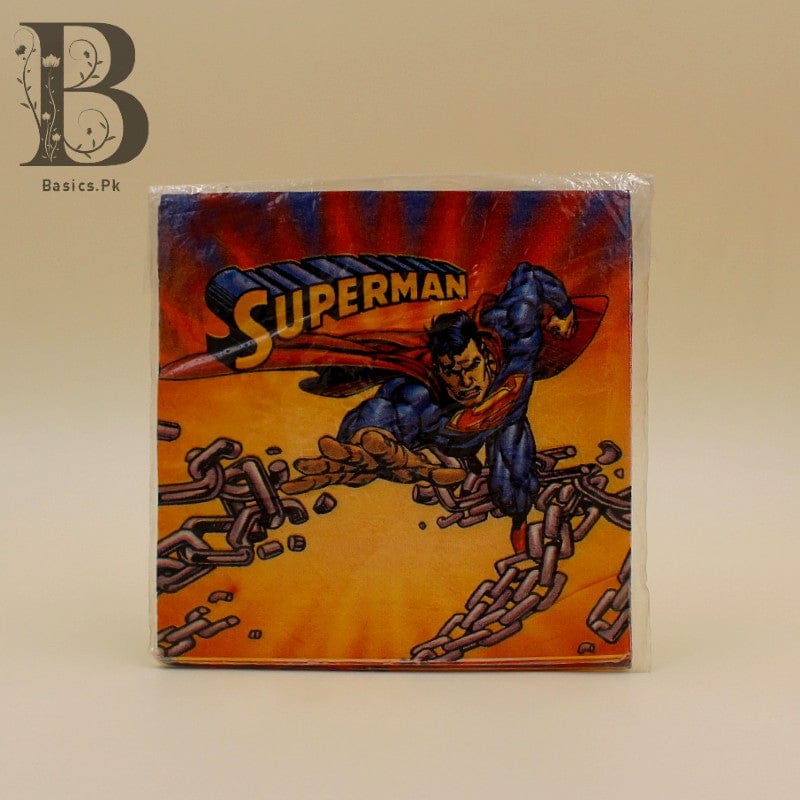 NAPKINS Superman Theme PK 10