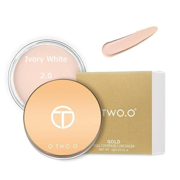 O.TWO.O GOLD FULL COVERAGE CONCEALER Ivory White 2.0