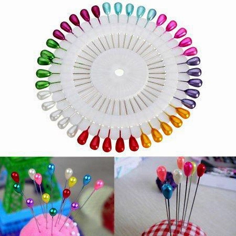 Pearl Pins Multi Colors Pack of 40 pin ( Single Dial ) – Basics.pk