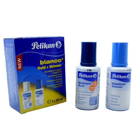 PELIKAN Blanco  Fluid + Thinner Pack Of 2