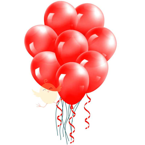 Balloons Plain Party Balloons Red ( Single, 25, 50, 100 balloons )