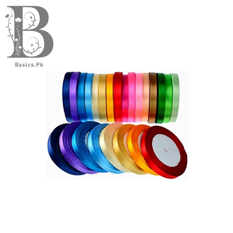RIBBON Small 1/2 Inches Decorative Ribbon Roll – Basics.pk