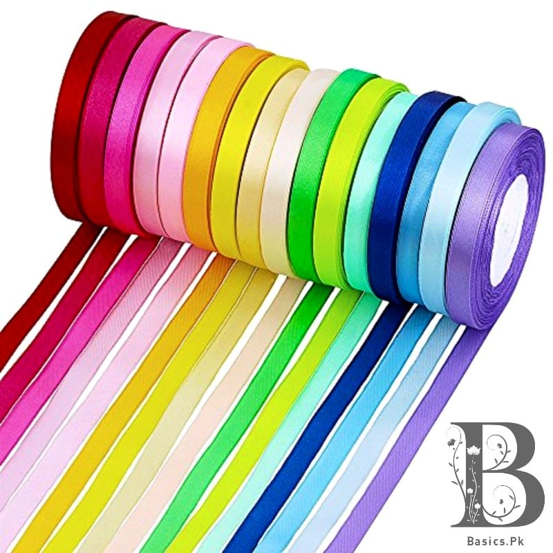 RIBBON Small 1/2 Inches Decorative Ribbon Roll – Basics.pk