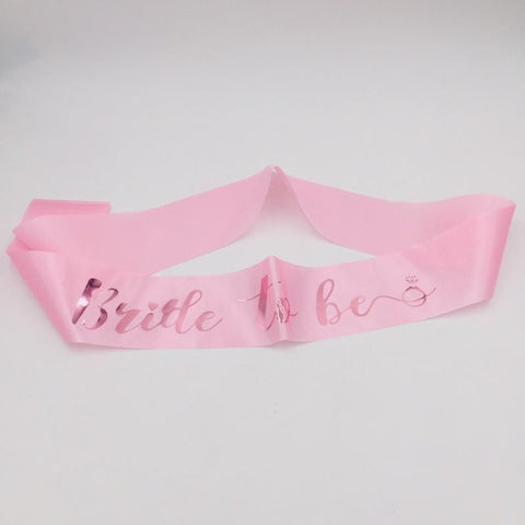 Sash Bride To Be Pink on Pink - Basics.Pk