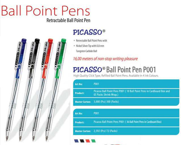 Picasso Ballpoint 0.7mm Needle Point Tip