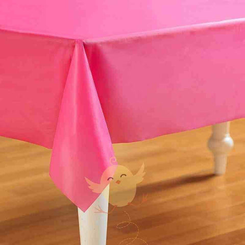 Table Sheet Plain Pink - Basics.Pk