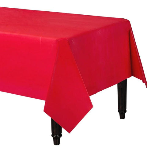 Table Sheet Plain Red - Basics.Pk