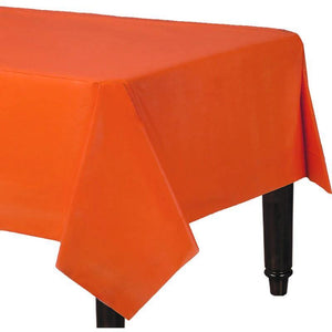 Table Sheet Plain Orange - Basics.Pk