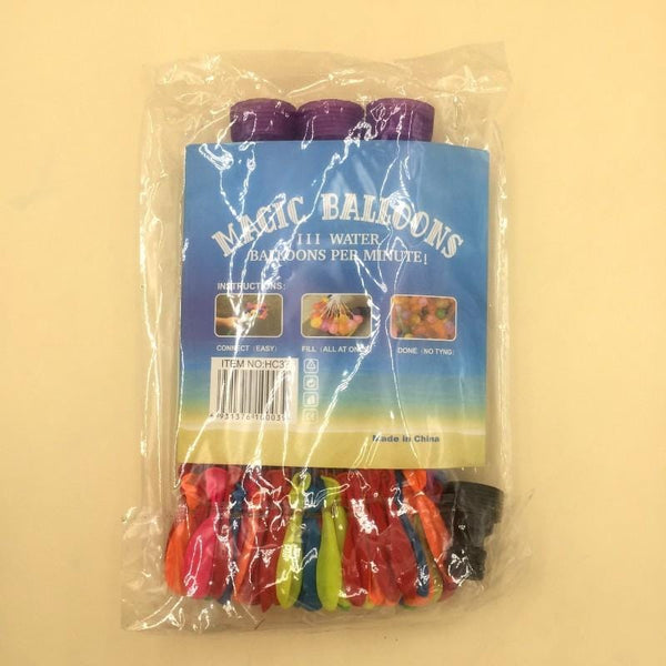 Balloons Water Balloons Plastic Packing (111Pcs) - Basics.Pk