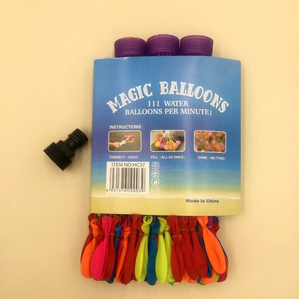 Balloons Water Balloons Plastic Packing (111Pcs) - Basics.Pk