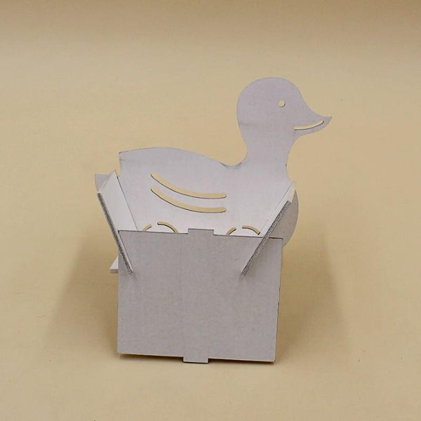 Gift Box Holder Wooden Card And Jewelry Box (Duck White) - Basics.Pk