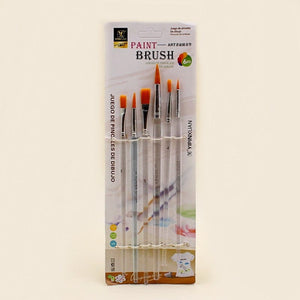 YIPINXUAN Paint Brush 6pcs Transparent MIX