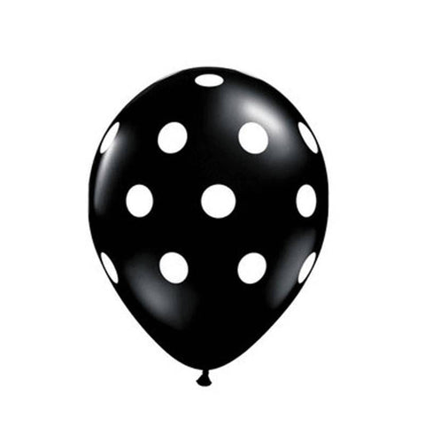 Balloons Dots Black Color ( Single )